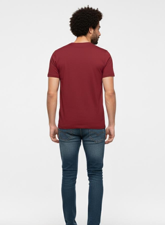 Take Two Fast & Furious Men Burgundy Graphic Print T-Shirt - Image 2