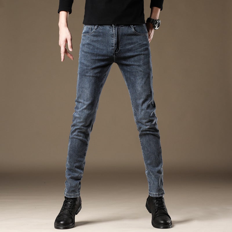 Unisex Classic Denim Jeans Loose Fit Daily Outdoor Wear - Image 3