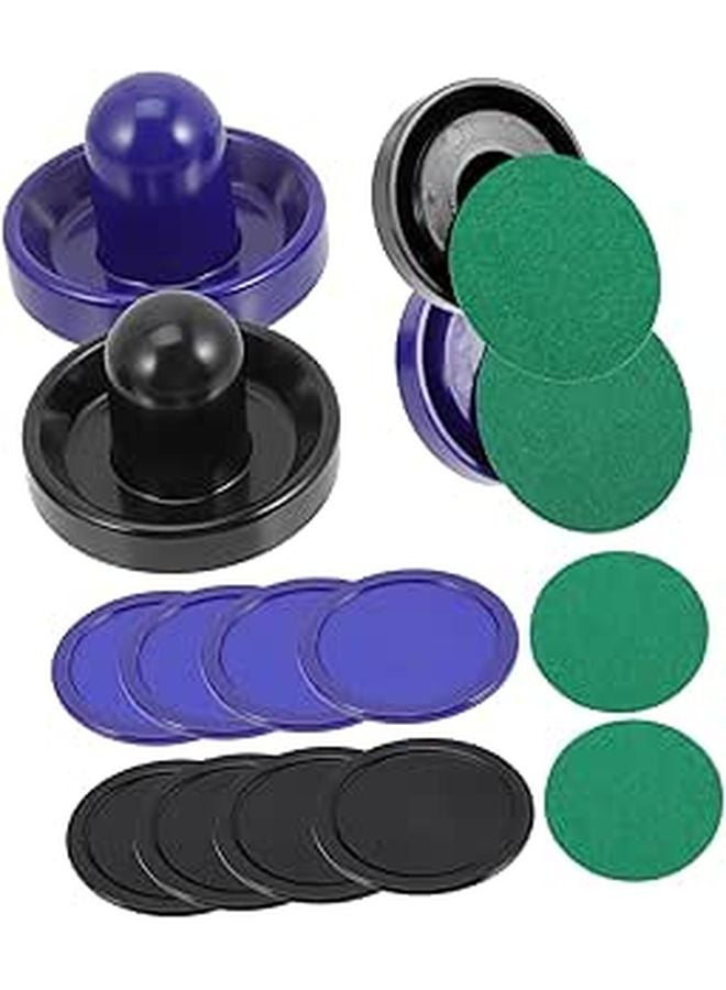 Tabletop Air Hockey Set with 6 Pucks and 4 Paddles Strikers Replacement Accessories for Home Game