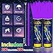 Taikula 200 Pack 8 Glow Sticks Bulk Party Favors Purple Light Up Sticks with Connectors Neon Glow in the Dark Party Supplies Bracelets for Holiday Birthday Party DecorationPurple - Image 4