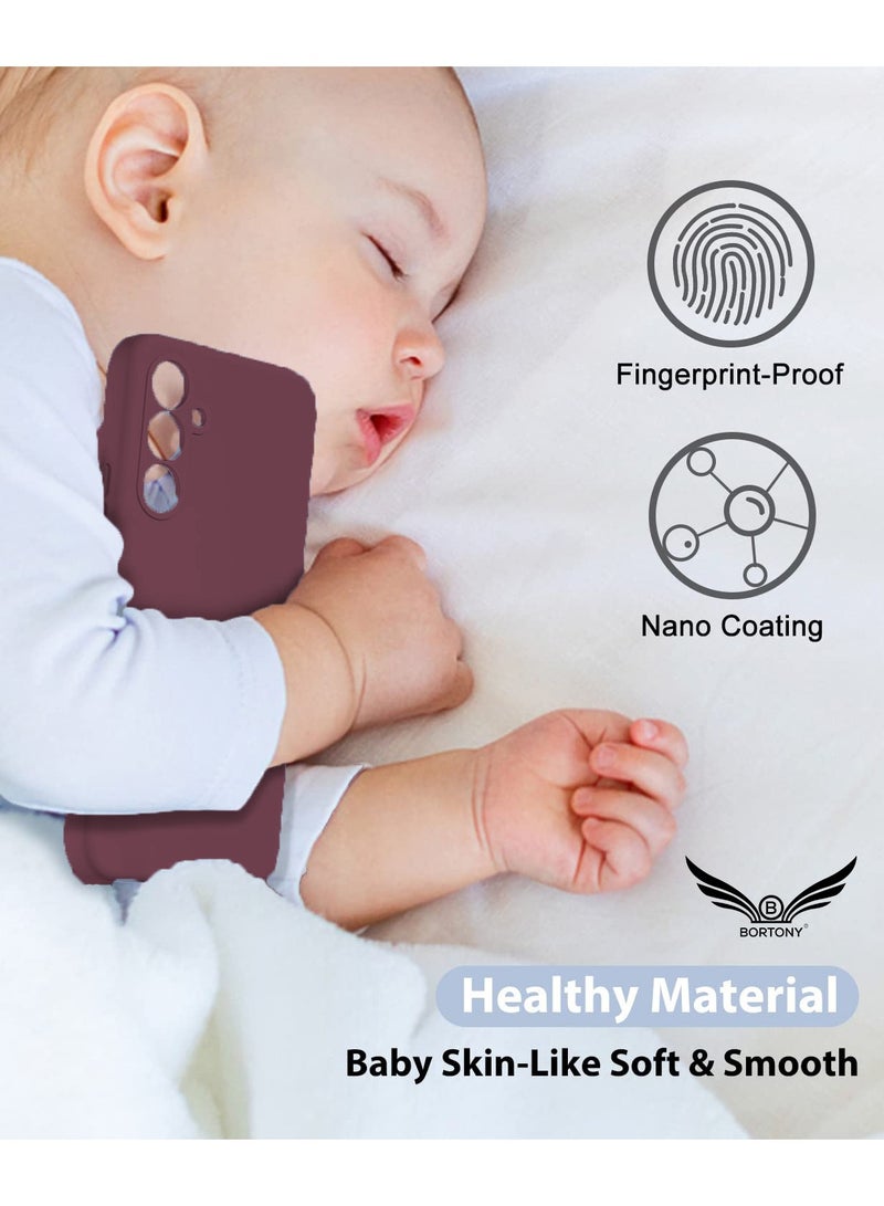 BORTONY Galaxy A54 5G Case Shockproof Liquid Silicone Case Slim Soft Cover With Inside Soft Microfiber Lining Comaptible With Samsung Galaxy A54 5G - Image 5