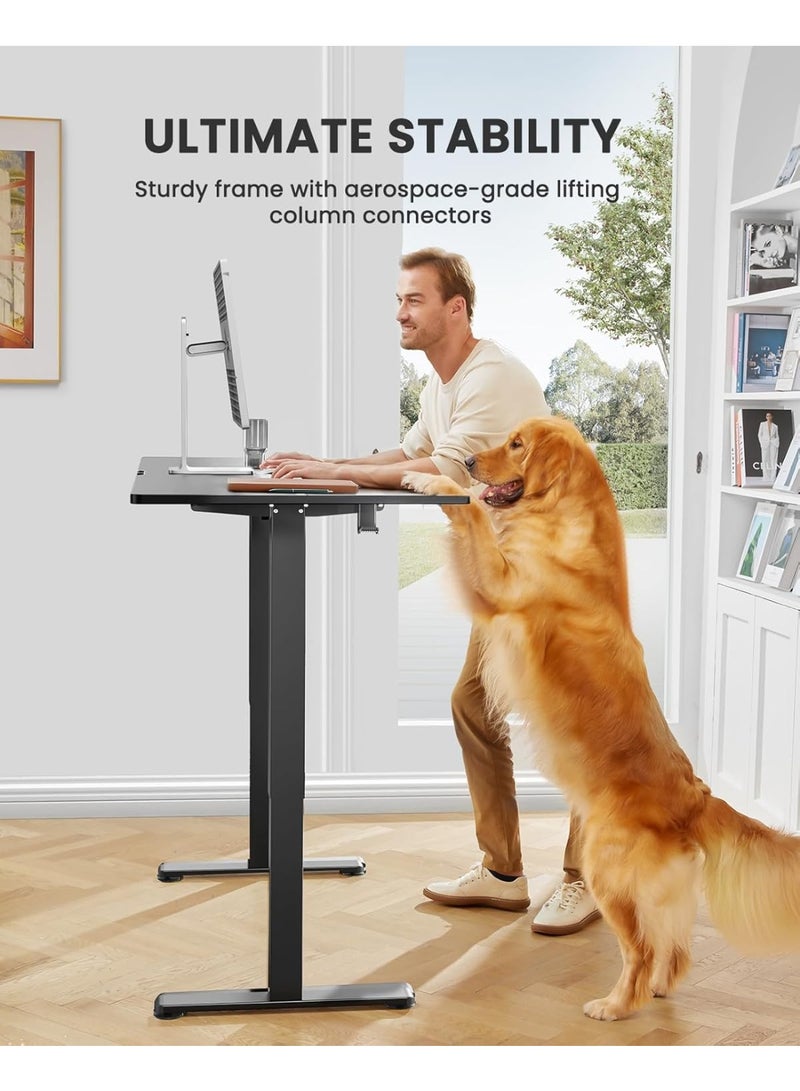 اليسا طاولة ألعاب وعمل قابلة لضبط الارتفاع 140×70 سم إطار رفع مزدوج الساقين ارتفاع قابل للتعديل 70-115 سم حامل أكواب مدمج - Image 2