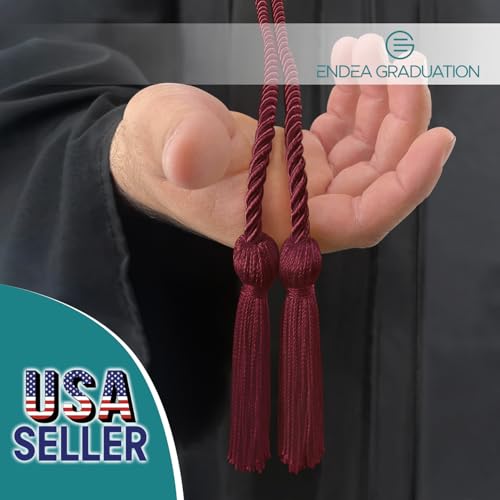 Endea Graduation Double Honor Cord (Maroon) - Image 2