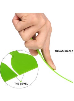 Oasisgalore Green Flexible Reusable Plastic Putty Knife Set for Decals, Wallpaper, Baking, Auto & Wall Repair, Painting  - Image 2
