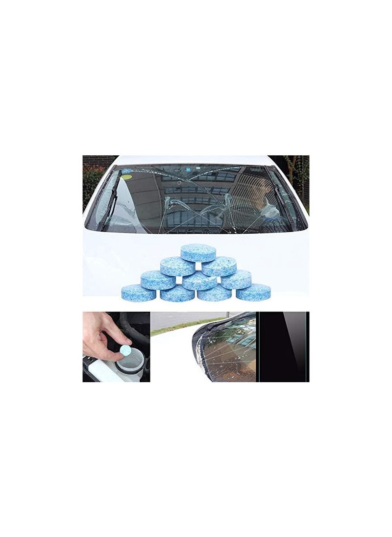 HSR HSR Car Accessories in 10 PCs Car Wiper Detergent Effervescent Tablets Washer Auto Windshield Cleaner Glass Wash Cleaning Tablets  - Image 2