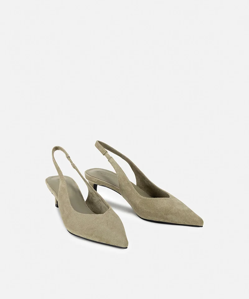 Ipekyol  Suede-Effect Slingback Heels for Women | Best Price UAE