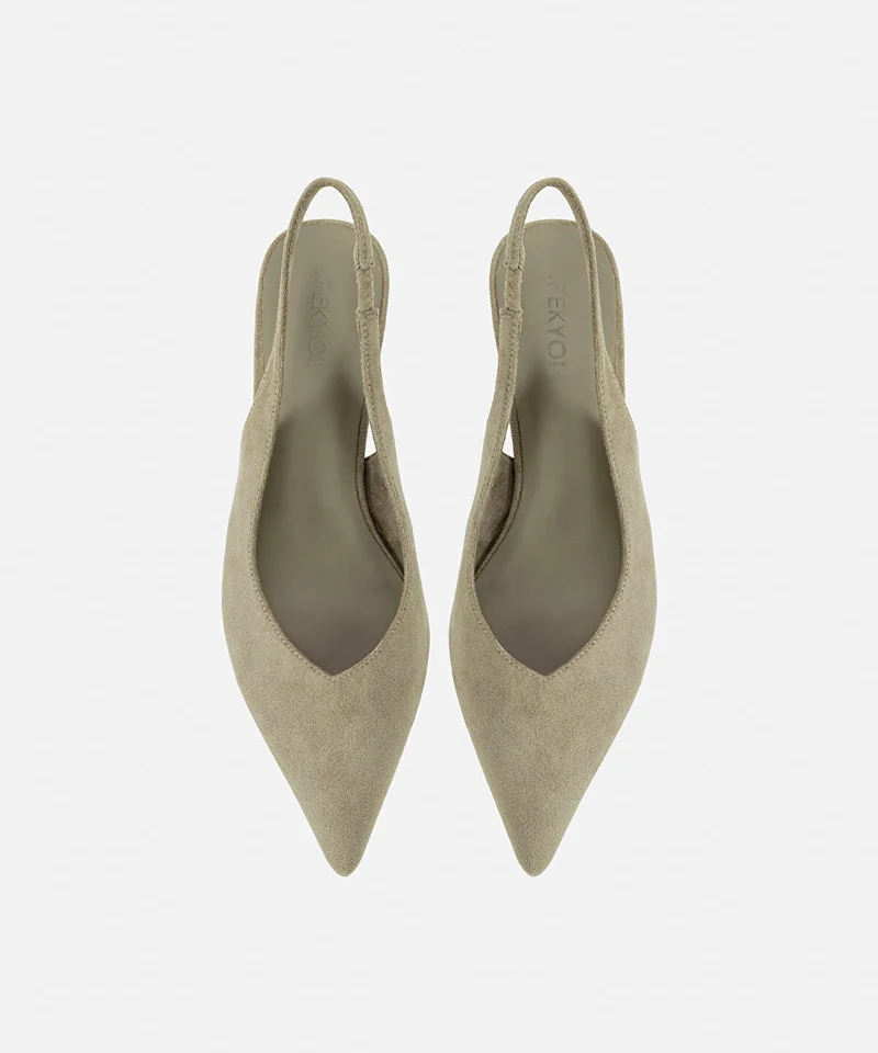 Ipekyol  Suede-Effect Slingback Heels for Women | Best Price UAE