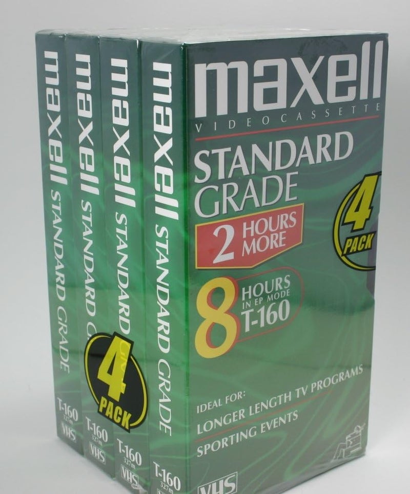 Standard Grade T 160 Blank Vhs Recording Tapes