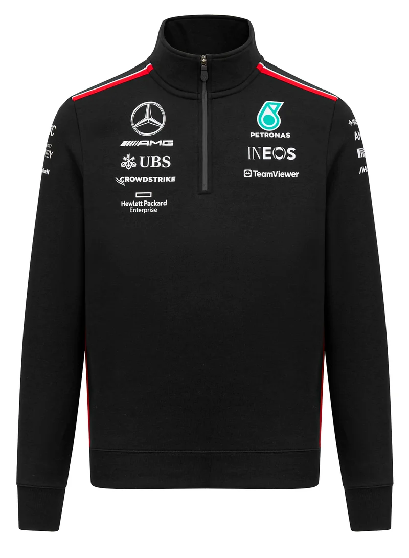AMG Petronas Formula 1 Team AMG Petronas Formula 1 2023 Team 1/4 Zip Sweatshirt