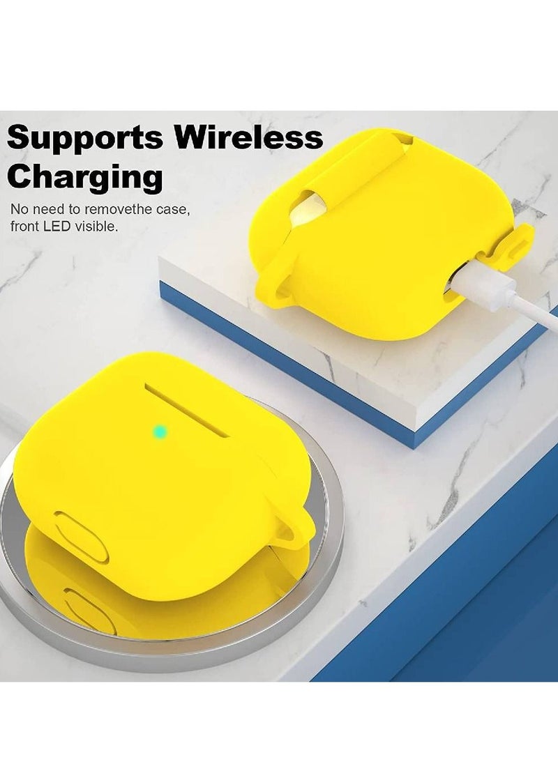 Generic - AirPods 3 Protective Silicone Cover Case Yellow - Image 1