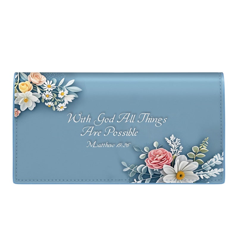 Tipmile Checkbook Covers for Personal Checkbook, PU Leather Checkbook Holder for Women & Men with Elastic Band - Effortless Sophistication - Image 1