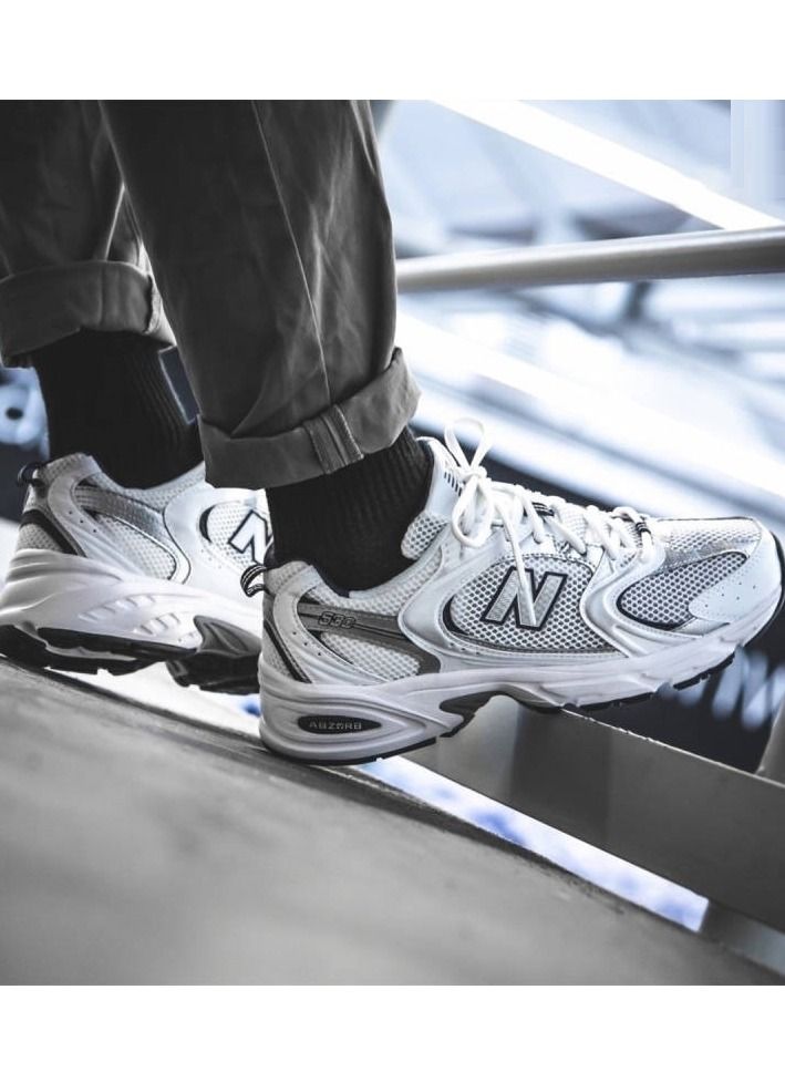 New Balance x Staud 530 Casual Athlesiure/Colorblock Sneakers - Image 5