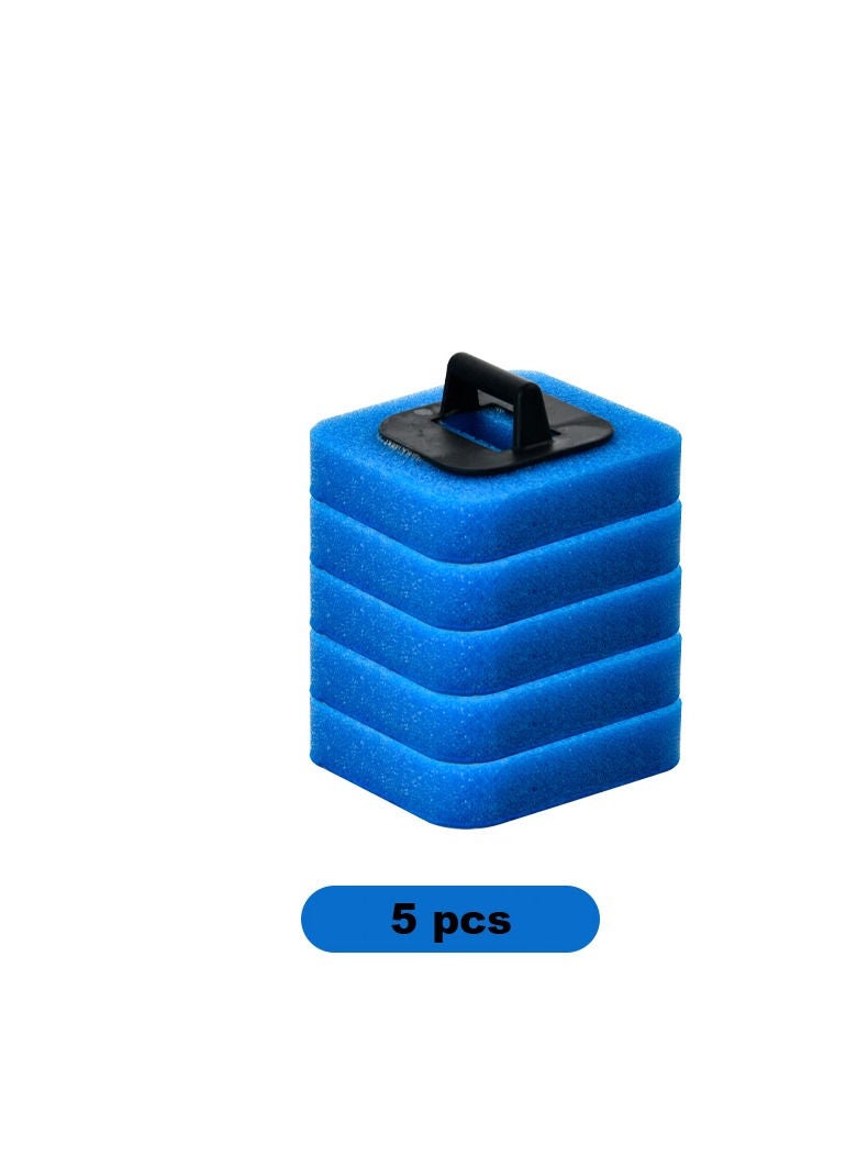 5 Pcs Toilet Bowl Cleaner Disposable Head wand Refills Heads Wipes for Cleaning