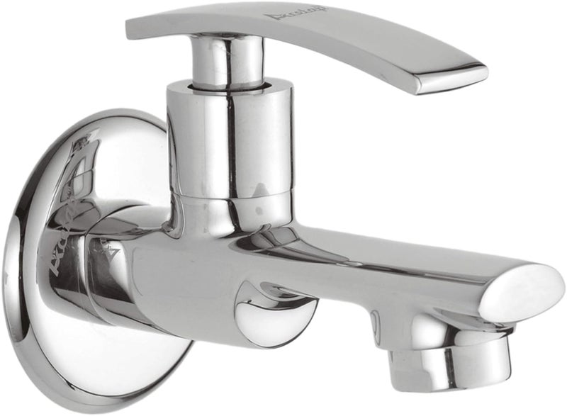 Acetap Brass Bib Cock Aqua Series With Brass Wall Flange Chrome Plated - Image 1