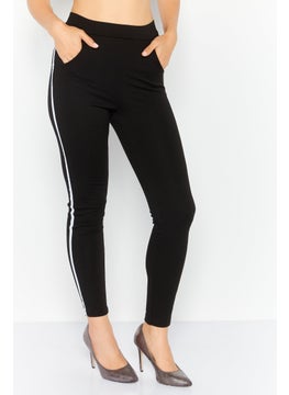 Women Pull On Stripe Leggings, Black - pzsku/ZFF11492F4C63B8DDF9F4Z/45/_/1726755034/7427e95c-149d-41eb-8c0a-2ee370945afd