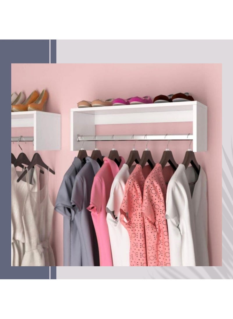 Wooden clothes rack