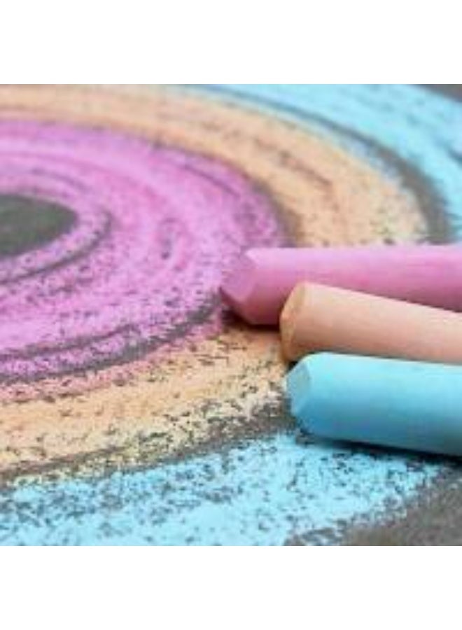 بريمو طباشير رصيف جامبو من بريمو (Primo) - مجموعة 24 قطعة بـ 7 ألوان زاهية، غير سامة وقابلة للغسل، مثالية للرسم الخارجي واللعب التعليمي للأطفال صناعه ايطالية فاخرة - Image 5