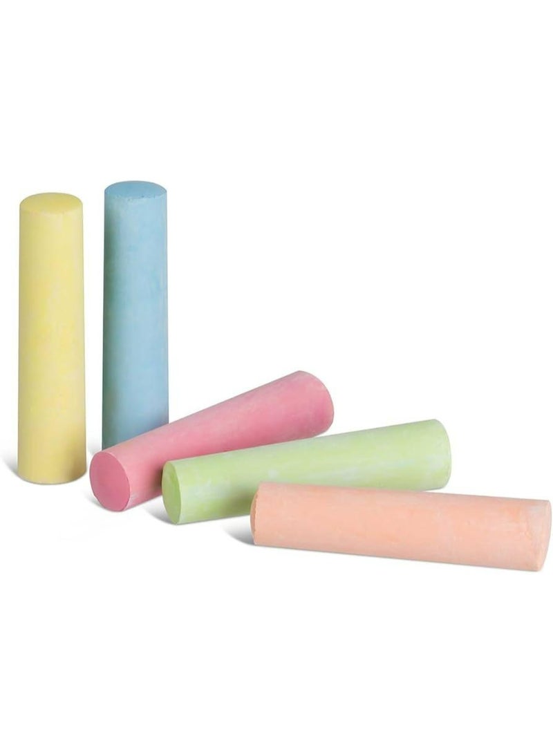 بريمو طباشير رصيف جامبو من بريمو (Primo) - مجموعة 24 قطعة بـ 7 ألوان زاهية، غير سامة وقابلة للغسل، مثالية للرسم الخارجي واللعب التعليمي للأطفال صناعه ايطالية فاخرة - Image 3