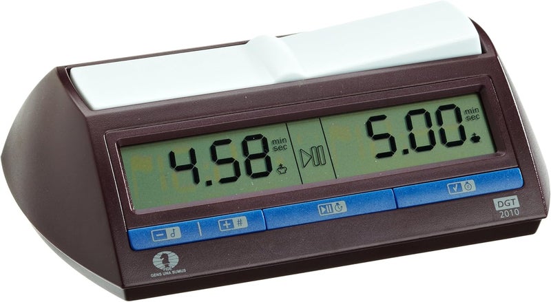 Philos DGT 4672 DGT-2010 Digital Chess Clock with FIDE Logo - Image 1