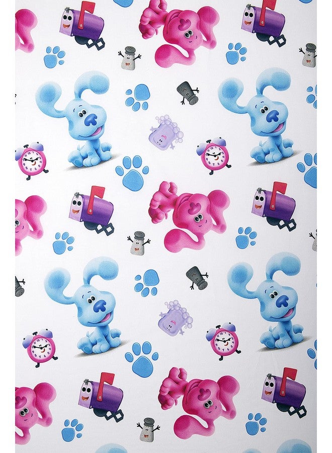 Blue's Clues Blues Clues You Are Smart 4 Piece Toddler Bedding Set - Includes Comforter, Sheet Set - Fitted + Top Sheet + Reversible Pillowcase for Boys And Girls Beds, Blue - Image 5