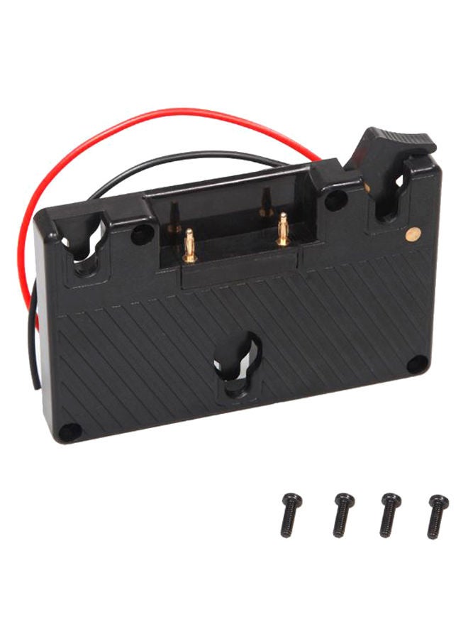 NIBEMINENT Battery Camera Adapter Plate Black - Image 2