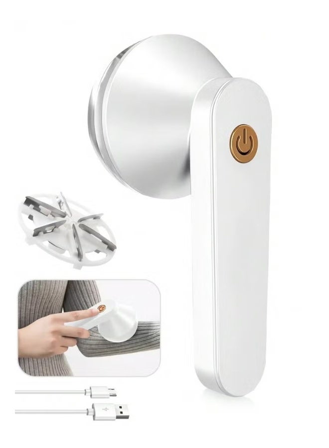 Portable Lint Remover for Clothes – Fabric Shaver with Stainless Steel Blades, Rechargeable Fuzz Remover for Sweaters, Sofa, Blankets & Upholstery - Image 3