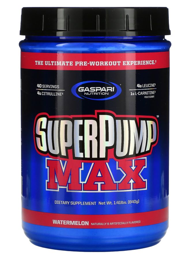 Gaspari Nutrition SuperPump™ Max Watermelon 1.41 lbs (640 g)