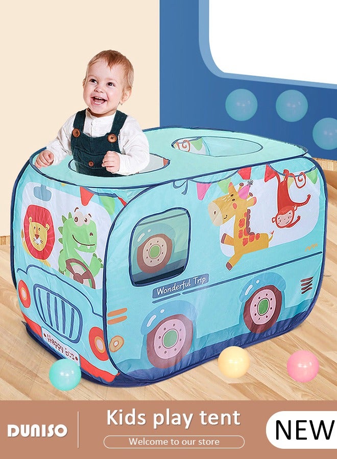 DUNISO خيمة لعب قابلة للطي للأطفال، منزل لعب داخلي وخارجي للأطفال الصغار، للأولاد والبنات، سهلة التركيب والتخزين، لعبة عيد ميلاد مثالية، هدية مثالية في العطلات وأعياد الميلاد - Image 1
