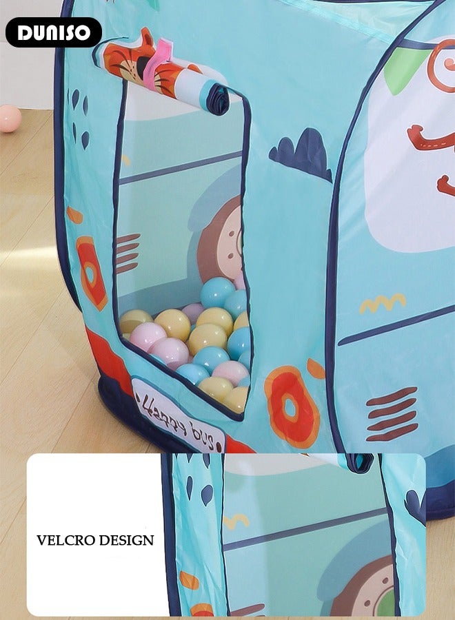 DUNISO خيمة لعب قابلة للطي للأطفال، منزل لعب داخلي وخارجي للأطفال الصغار، للأولاد والبنات، سهلة التركيب والتخزين، لعبة عيد ميلاد مثالية، هدية مثالية في العطلات وأعياد الميلاد - Image 3