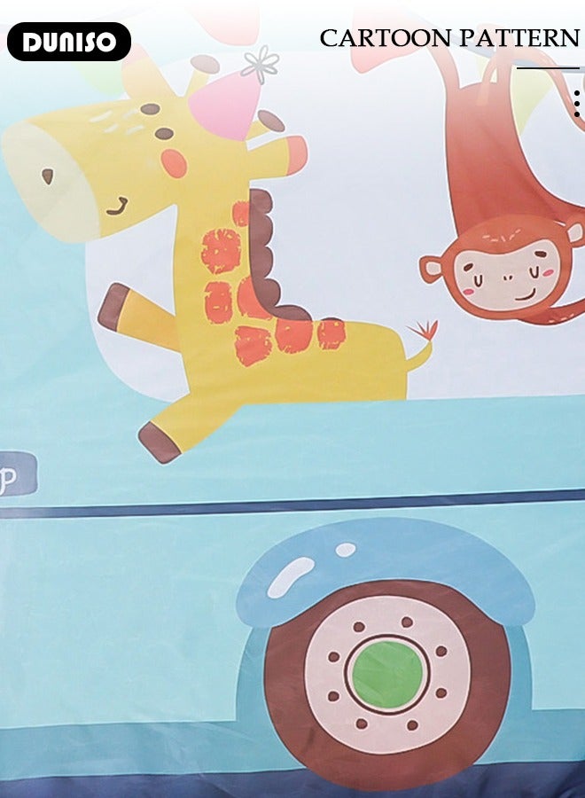 DUNISO خيمة لعب قابلة للطي للأطفال، منزل لعب داخلي وخارجي للأطفال الصغار، للأولاد والبنات، سهلة التركيب والتخزين، لعبة عيد ميلاد مثالية، هدية مثالية في العطلات وأعياد الميلاد - Image 4