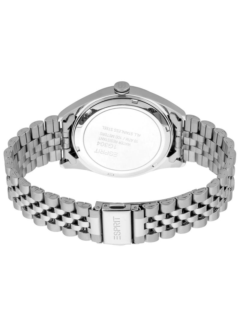Esprit Stainless Steel Analog Men's Watch With Silver Stainless Steel Band ES1G304M0045 - Image 3