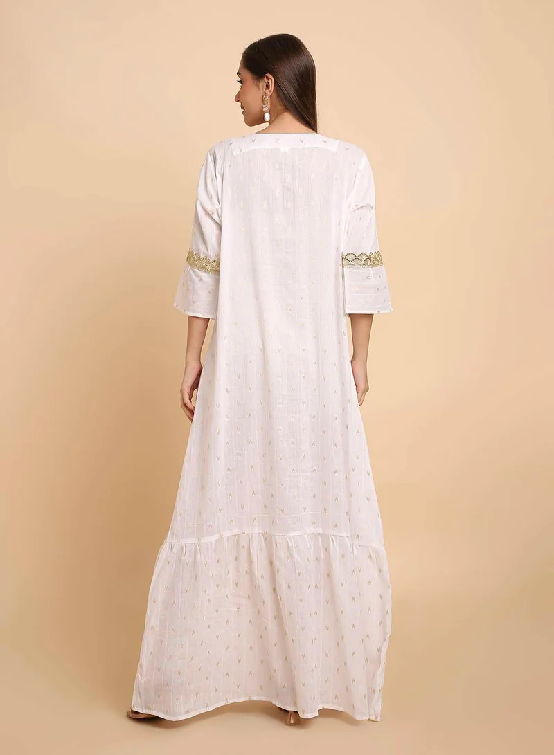 HANA & SARA Womens Classic Pure Cotton Arabic Jalabiya With Elegant Look