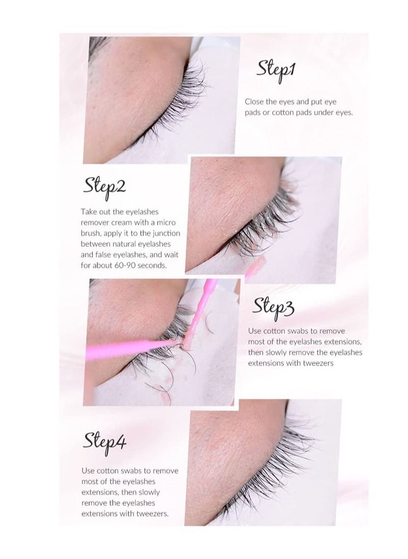 GOLLEE - Sensitive Eyelash Extension Remover Gel for No Burn Eyelash Extension Glue Removal Fast Action Dissolves Even The Strongest False Lash Adhesive In 60 Seconds - Image 1
