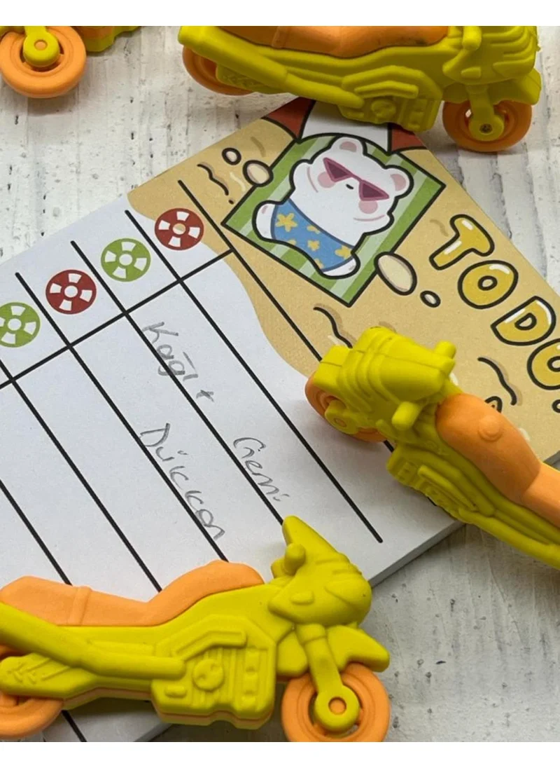 Kağıt Gemi Dükkan Paper Ship Shop Cute Engine Yellow Eraser