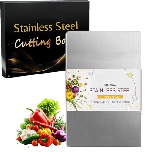 HomeProtect Stainless Steel Chopping Board - Hygienic Non-Reactive Surface | Scratch and Dent Resistant | Cutting Board for Vegetables, Meat & Pastry, HomeProtect 36 inch (Chooping Board, Pack of 1) - Image 1