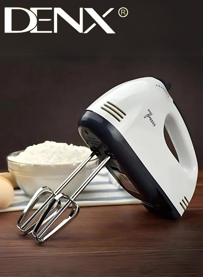 7-speed automatic electric egg beater made of stainless steel with European plug  - Image 2