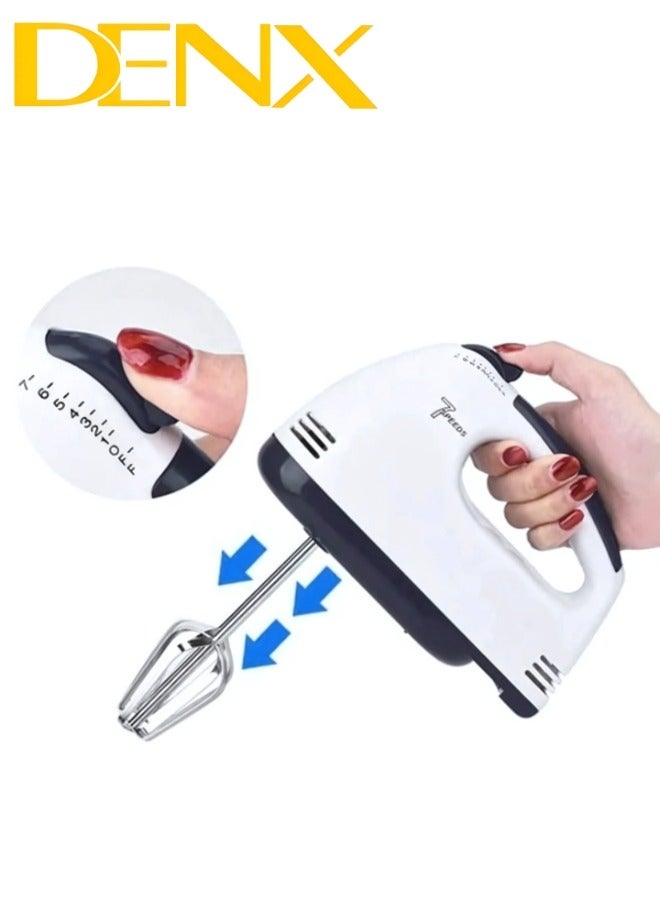 7-speed automatic electric egg beater made of stainless steel with European plug  - Image 5