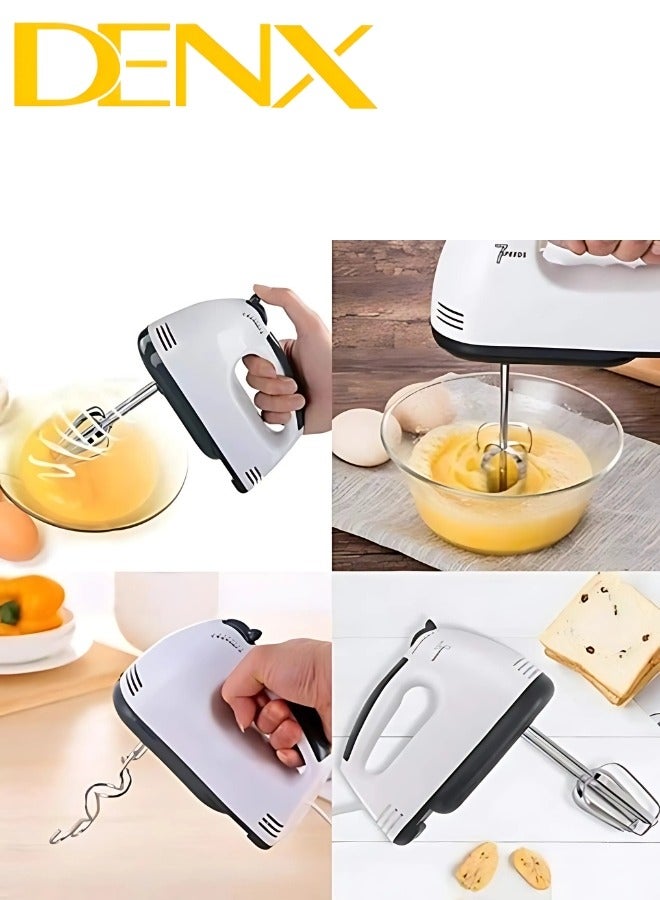 7-speed automatic electric egg beater made of stainless steel with European plug  - Image 3