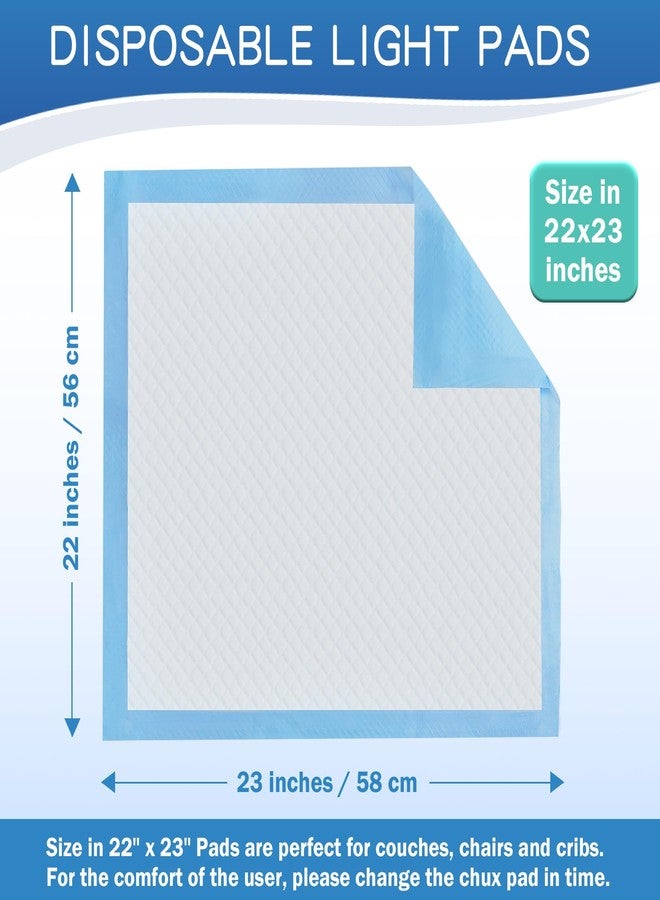 SOFYFINE بطانات تغيير حفاضات الأطفال من سوفي فاين، مقاس 22 × 23 (50 قطعة)، فائقة الامتصاص، لحماية طاولة الأطفال من التبول، مقاومة للماء. - Image 2