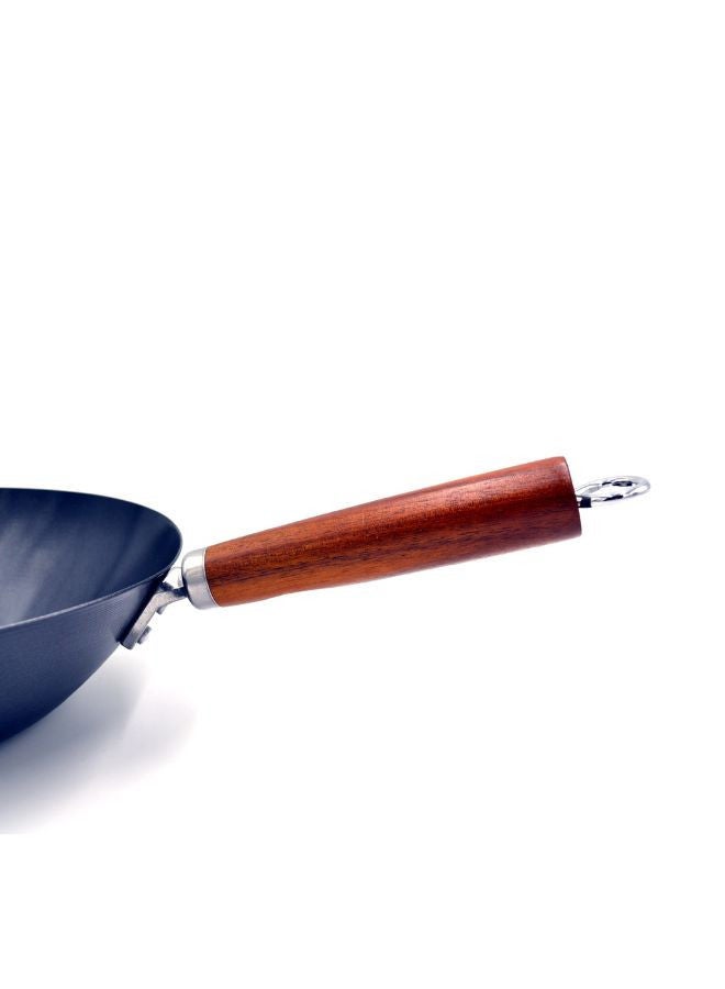 Prestige Non Stick Wok Pan Black/Beige/Silver 20.5cm - Image 3
