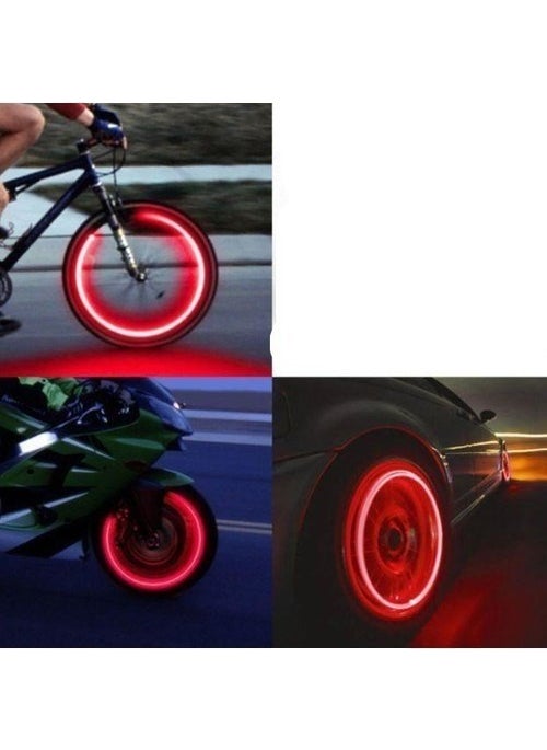 What's Arrived What's Red Motion Sensor Illuminated Valve Cap Lamp Car Bicycle Wheel Rim Light Rim Lamp