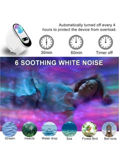 DIGI CORE Galaxy Aurora Projector, 3 in 1 LED Northern Lights Star Projector Starry Moon Light With Bluetooth Speaker And Remote Control 24 Nebula Light Effects, 4 Light Colors, 4 Light Colors Galaxy Projector For Adult Kids Gift  - Image 4