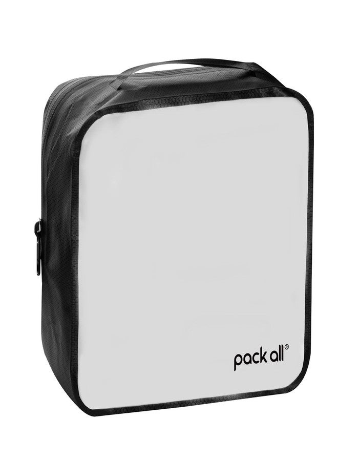 pack all Seamless Clear Toiletry Bag, Tear-resistant Clear Makeup Bag, Water-resistant Travel Packing Organizer for Toiletries, Cosmetics and Accessories (Medium) - Image 1