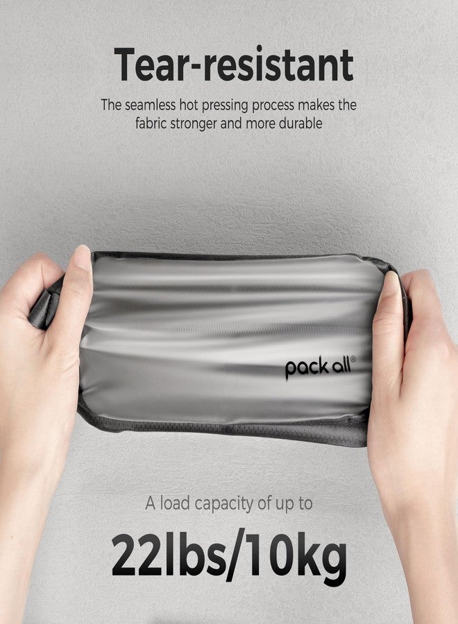 pack all Seamless Clear Toiletry Bag, Tear-resistant Clear Makeup Bag, Water-resistant Travel Packing Organizer for Toiletries, Cosmetics and Accessories (Medium) - Image 3