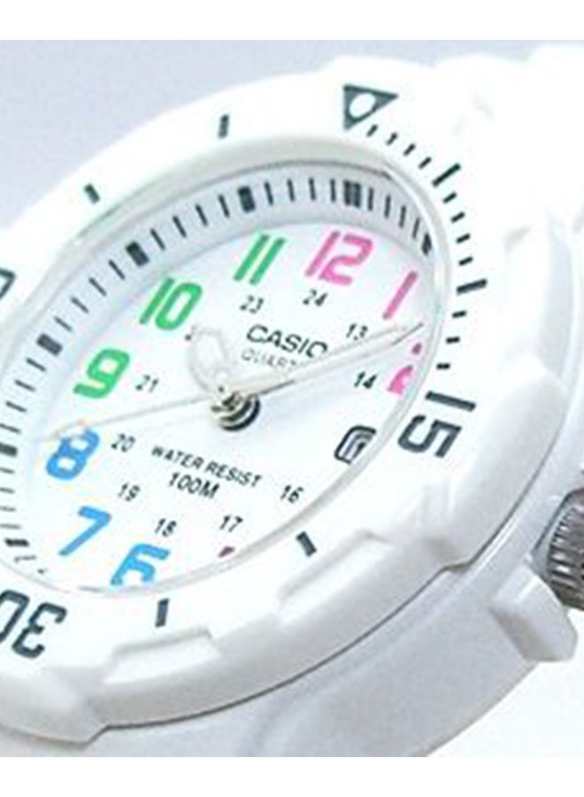 CASIO Women Resin Analog Watch LRW-200H-7BVDF - 34 mm - White - Image 5