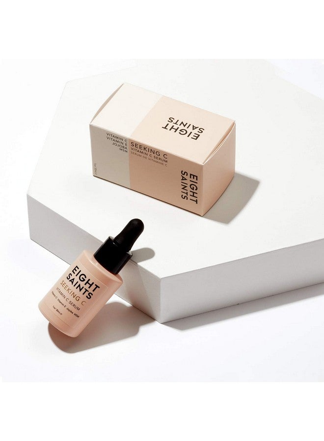 آيت ساينتس سيروم فيتامين سي للوجه من إيت ساينتس، مضاد للشيخوخة، حمض الهيالورونيك، فيتامين هـ، خلاصة الصبار العضوي وزيت الجوجوبا، مرطب ومفتح للبشرة للبقع الداكنة والخطوط الدقيقة والتجاعيد، 1 أونصة - Image 2