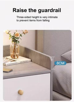 Occuwzz Elegant Bedside Table with Storage Drawer | Stylish Side Table for Bedroom | Modern Bedroom Furniture, Compact & Functional Design  - Image 4