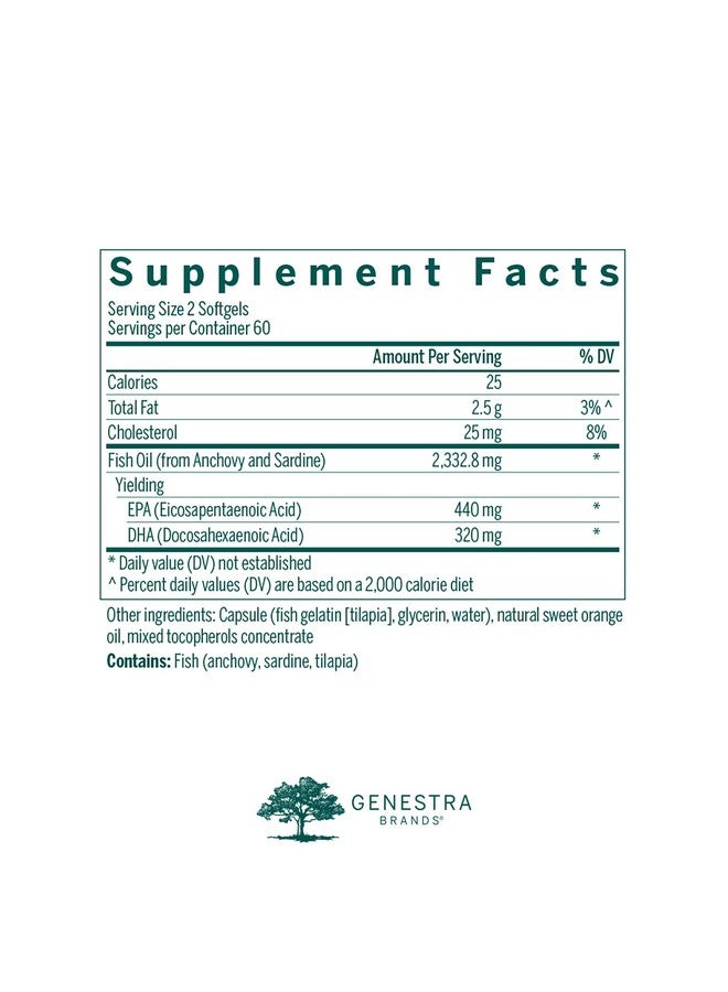 Genestra Brands Super EFA Capsules | Supports Healthy Lipid Metabolism, Cardiovascular Health, and Cognitive Function* | 120 Softgel Capsules - Image 2