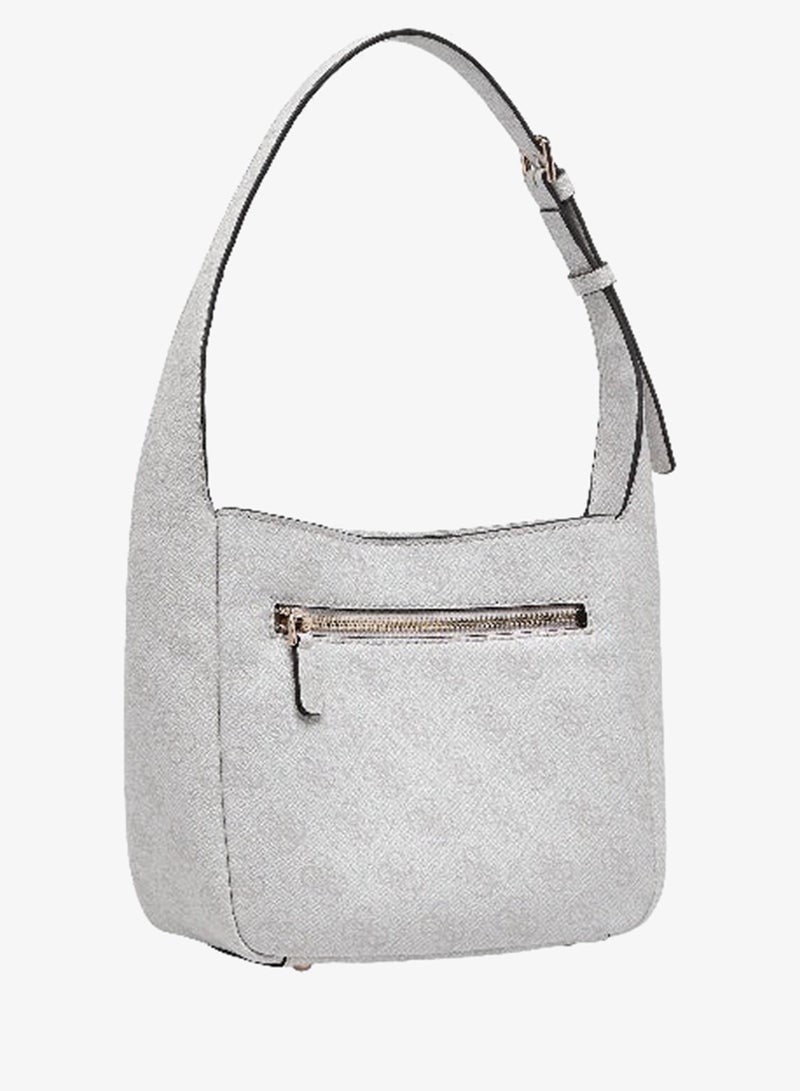 GUESS-KATYA HOBO SHOULDER BAG-WHITE-E-Com Exclusive-Q2-AW25 - Image 4