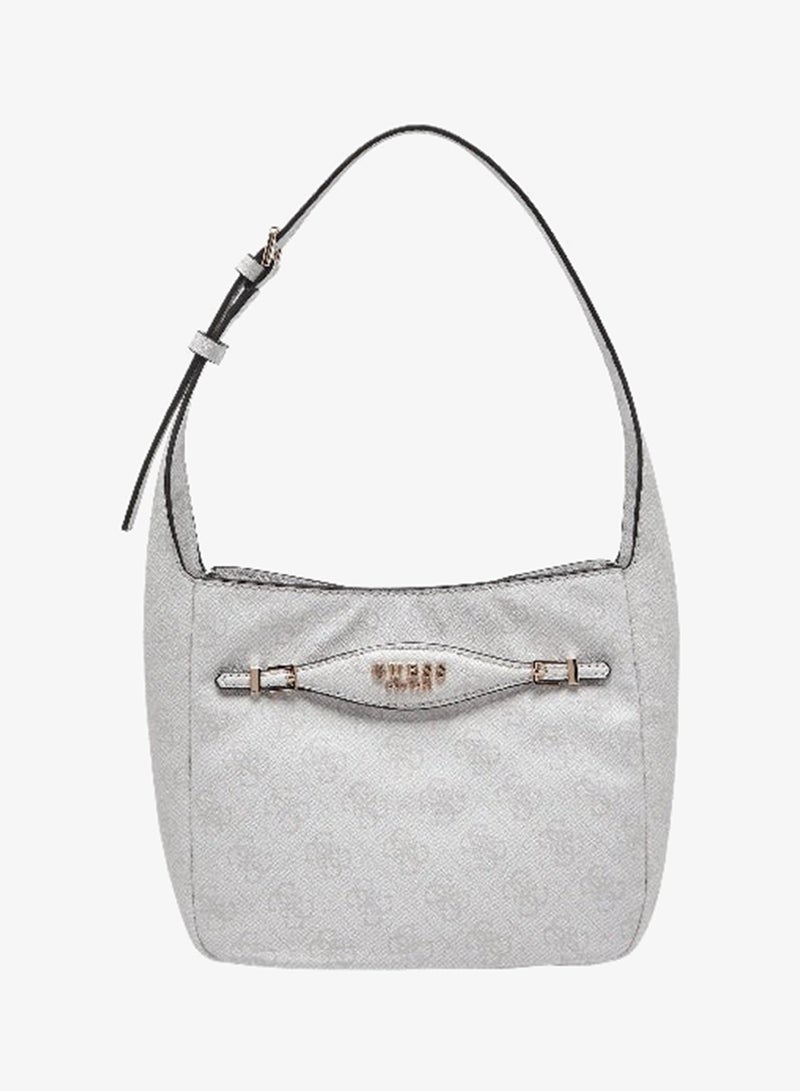 GUESS-KATYA HOBO SHOULDER BAG-WHITE-E-Com Exclusive-Q2-AW25 - Image 1